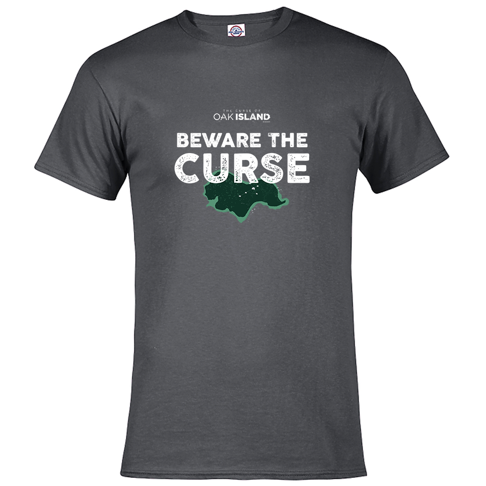 The Curse of Oak Island Beware of the Curse Adult Short Sleeve T-Shirt