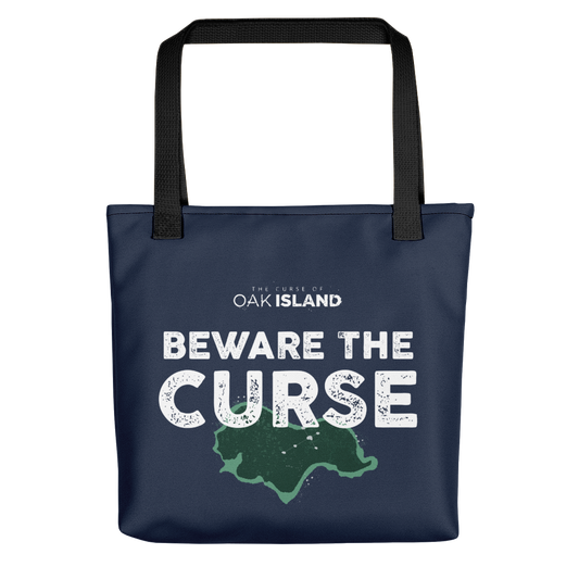 The Curse of Oak Island Beware of the Curse Premium Tote Bag-0