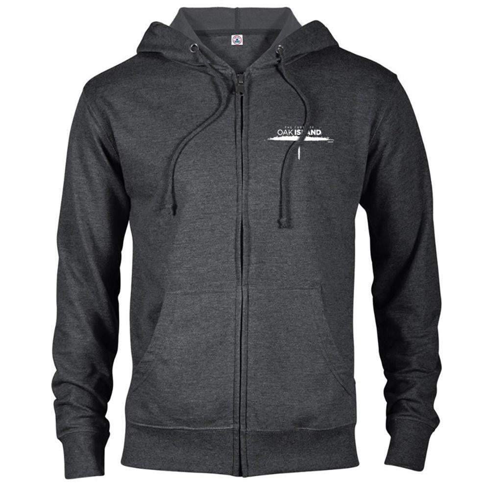 The Curse of Oak Island Lightweight Zip Up Hooded Sweatshirt