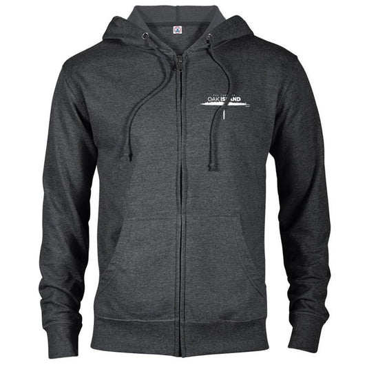 The Curse of Oak Island Lightweight Zip Up Hooded Sweatshirt-3