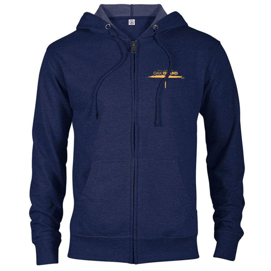 The Curse of Oak Island Lightweight Zip Up Hooded Sweatshirt-0