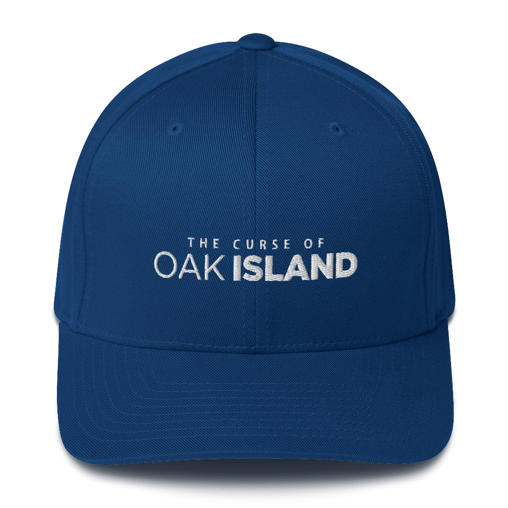 The Curse of Oak Island Blue Embroidered Hat