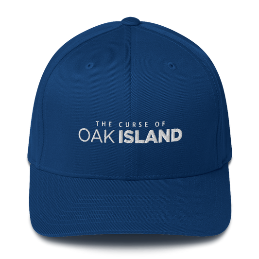 The Curse of Oak Island Blue Embroidered Hat-0