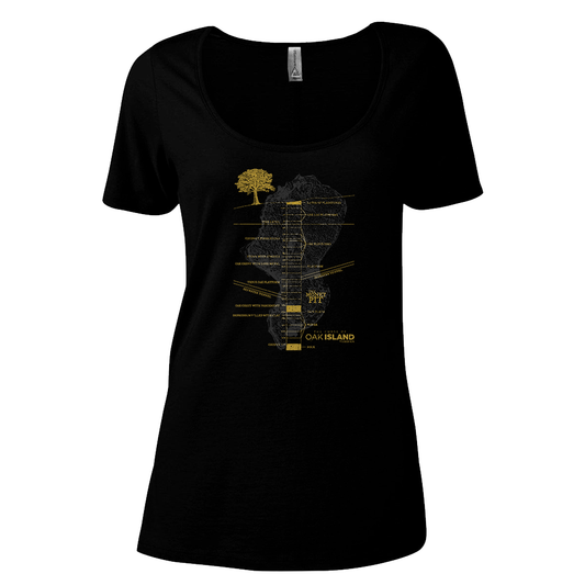The Curse of Oak Island Money Pit Women's Relaxed Scoop Neck T-Shirt
