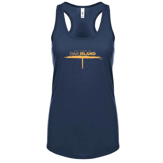 The Curse of Oak Island Women's Racerback Tank Top-2