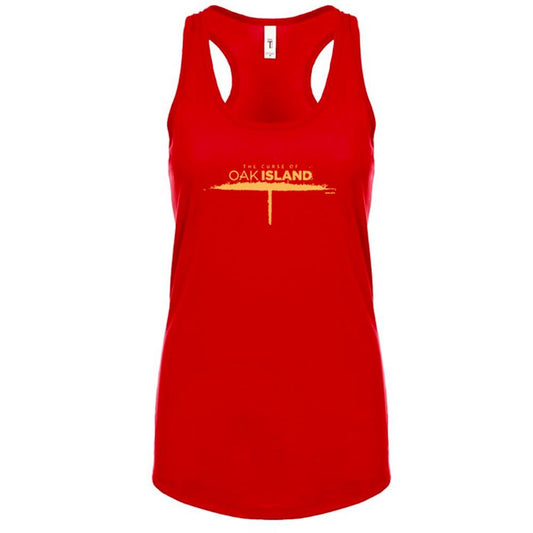 The Curse of Oak Island Women's Racerback Tank Top-4