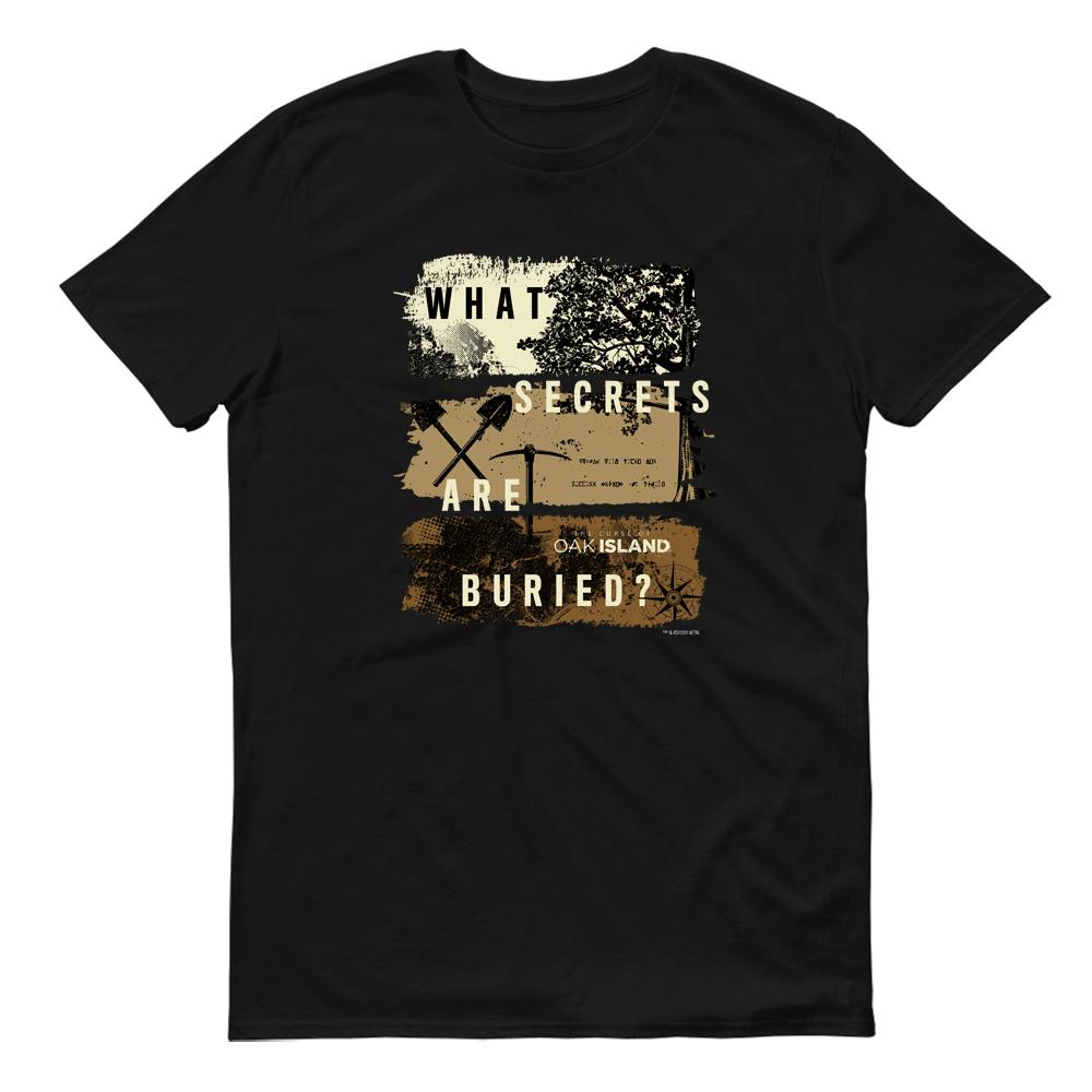 The Curse of Oak Island What Secrets Are Buried? Adult Short Sleeve T-Shirt