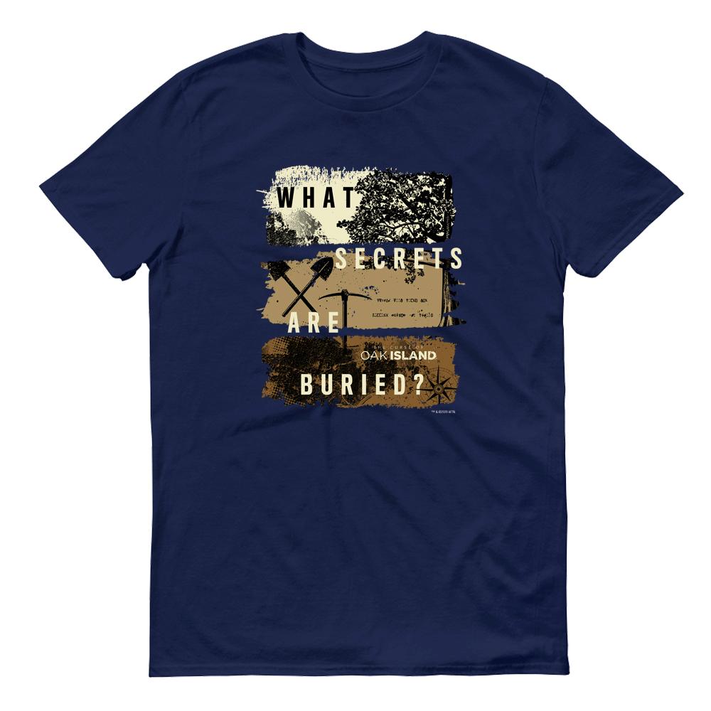 The Curse of Oak Island What Secrets Are Buried? Adult Short Sleeve T-Shirt