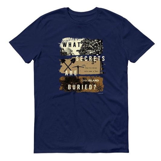 The Curse of Oak Island What Secrets Are Buried? Adult Short Sleeve T-Shirt-2