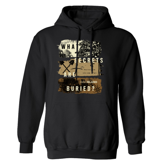 The Curse of Oak Island What Secrets Are Buried? Fleece Hooded Sweatshirt