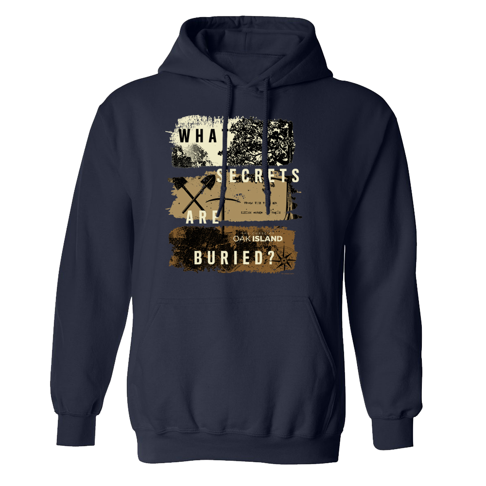 The Curse of Oak Island What Secrets Are Buried? Fleece Hooded Sweatshirt