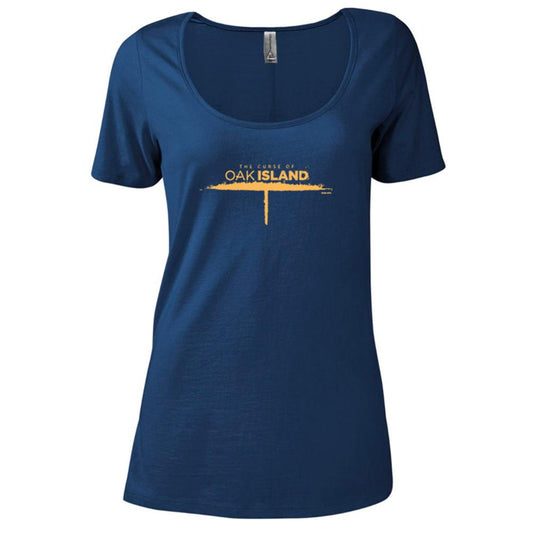 The Curse of Oak Island Women's Relaxed Scoop Neck T-Shirt-2