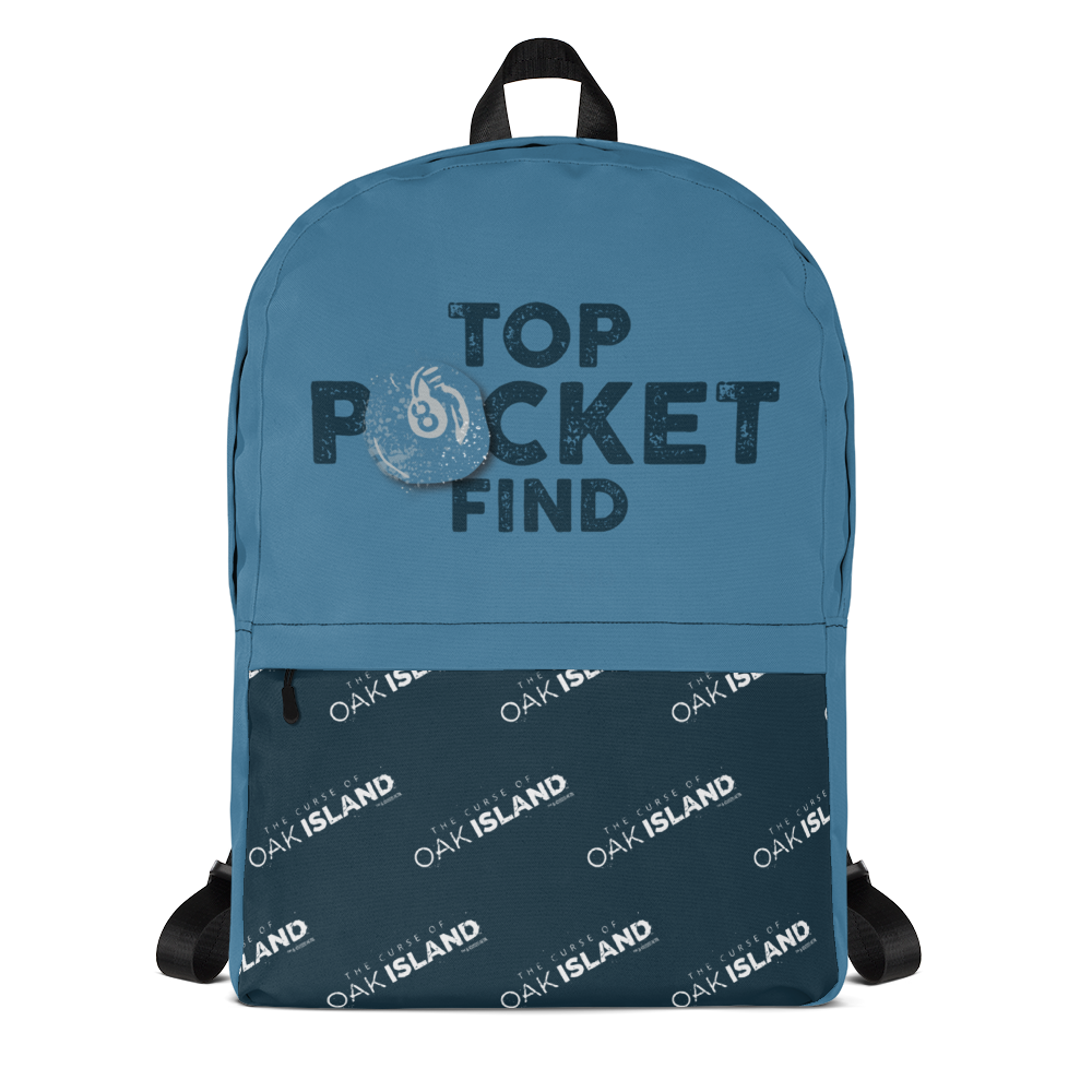 The Curse of Oak Island Top Pocket Premium Backpack