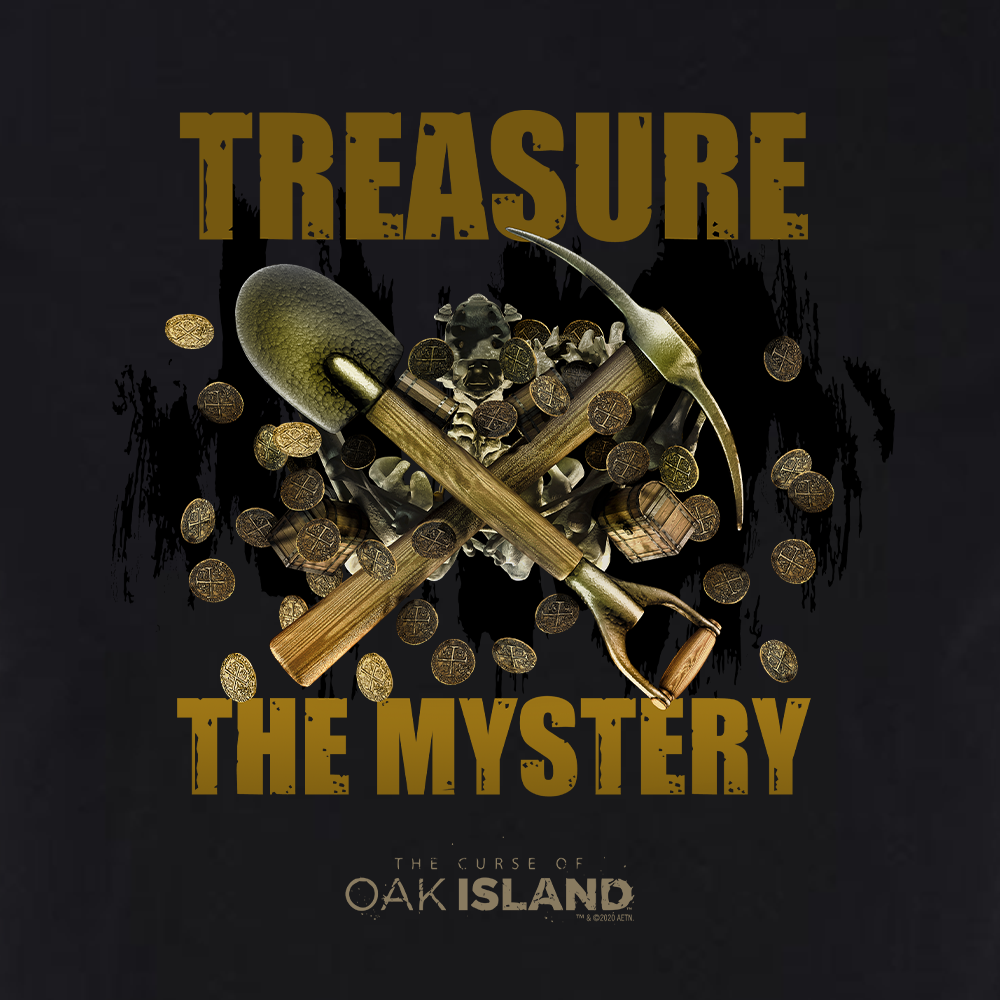 The Curse of Oak Island Treasure The Mystery Adult Short Sleeve T-Shirt