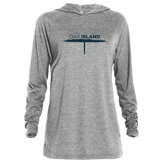The Curse of Oak Island Tri-blend Raglan Hoodie
