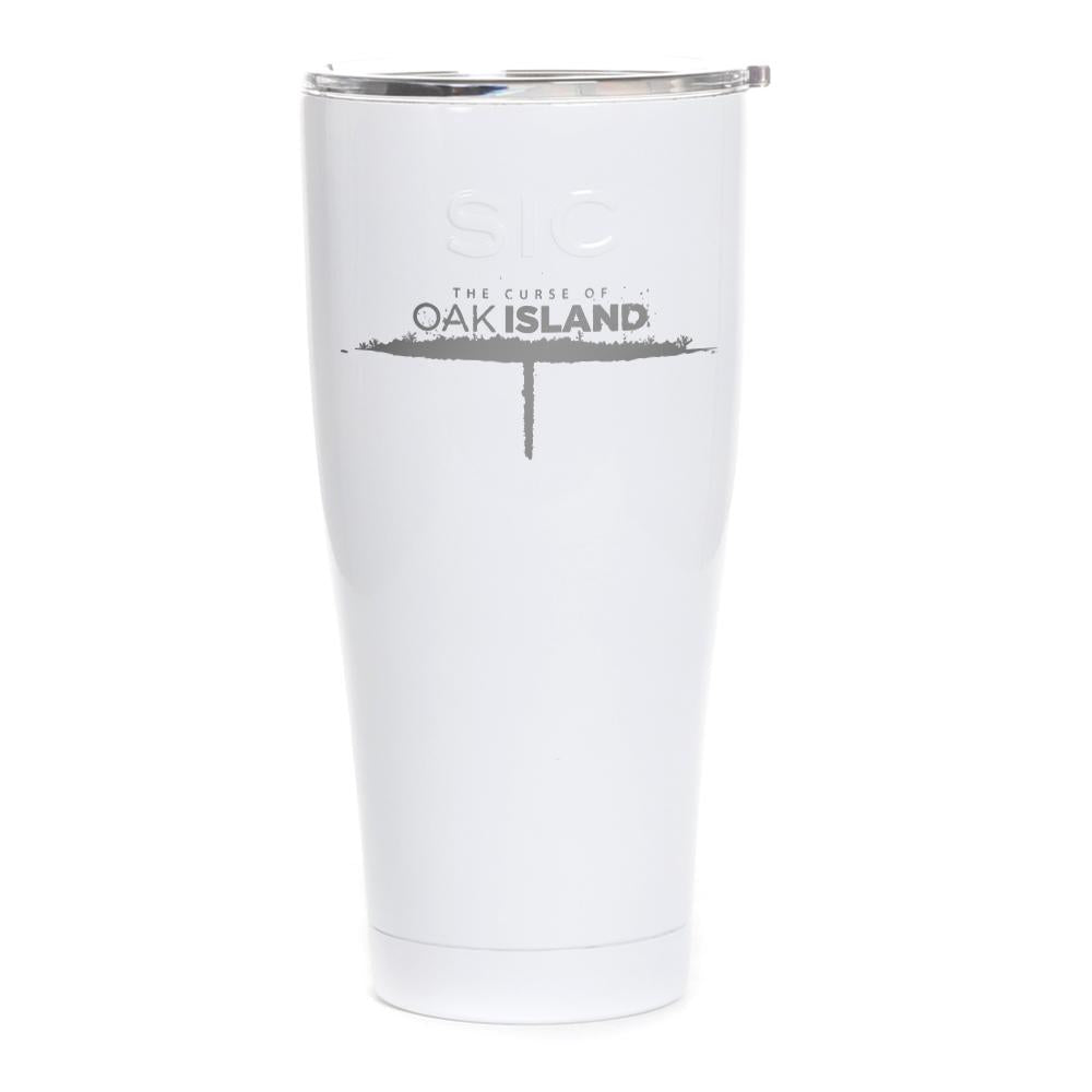 The Curse of Oak Island Logo Laser Engraved SIC Tumbler
