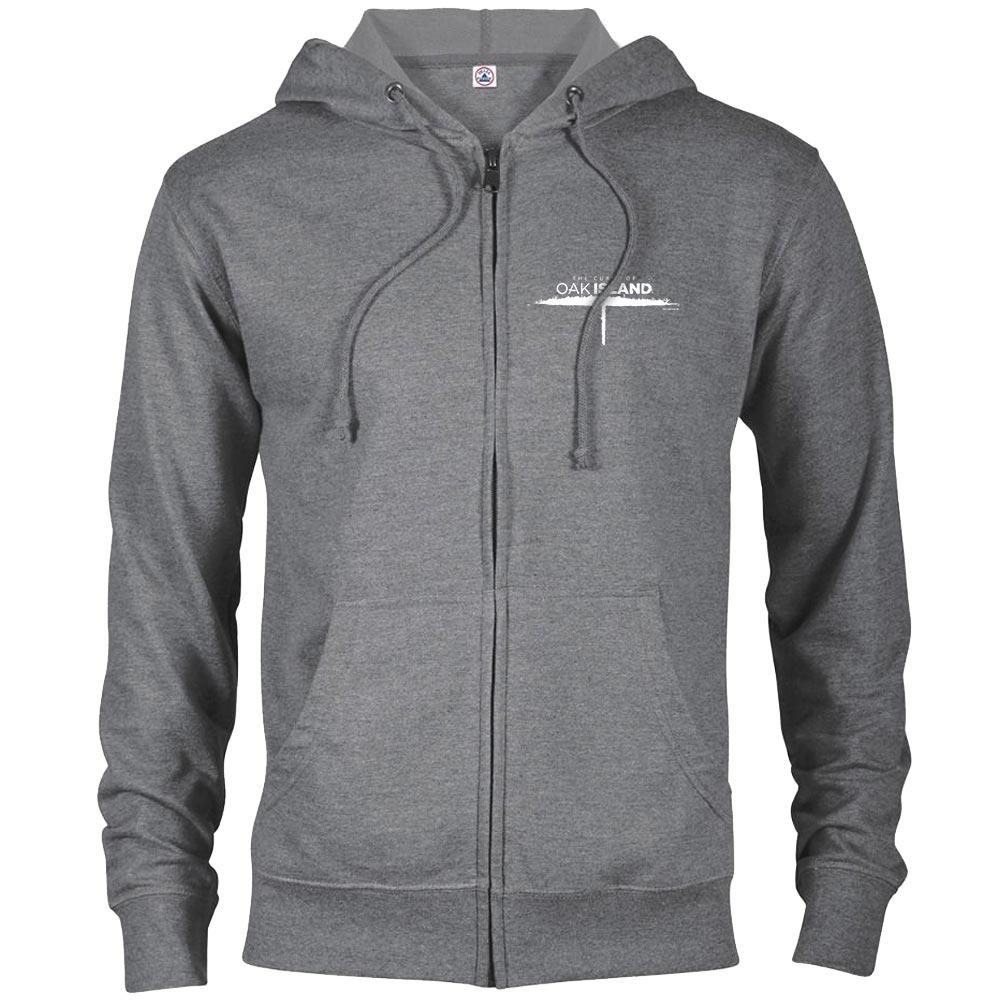 The Curse of Oak Island Lightweight Zip Up Hooded Sweatshirt