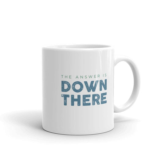 The Curse of Oak Island Down There White Mug