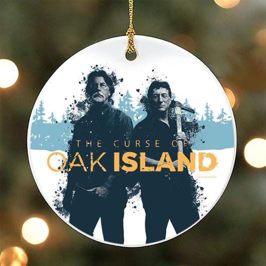 The Curse of Oak Island Rick and Marty Double-Sided Ornament-0