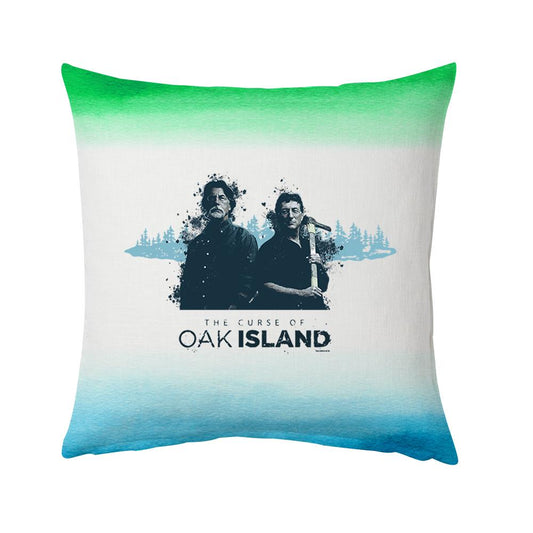 The Curse of Oak Island Rick and Marty Pillow - 16" X 16"-0