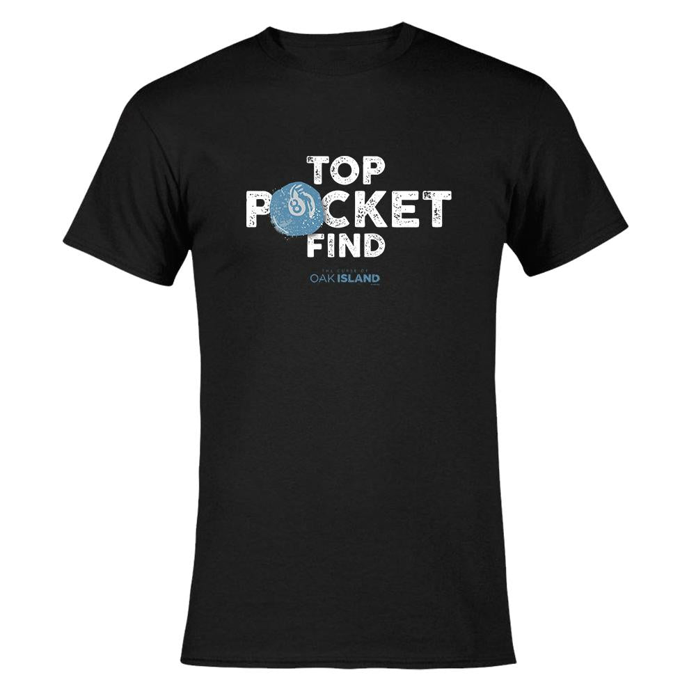 The Curse of Oak Island Top Pocket Find Men's Short Sleeve T-Shirt