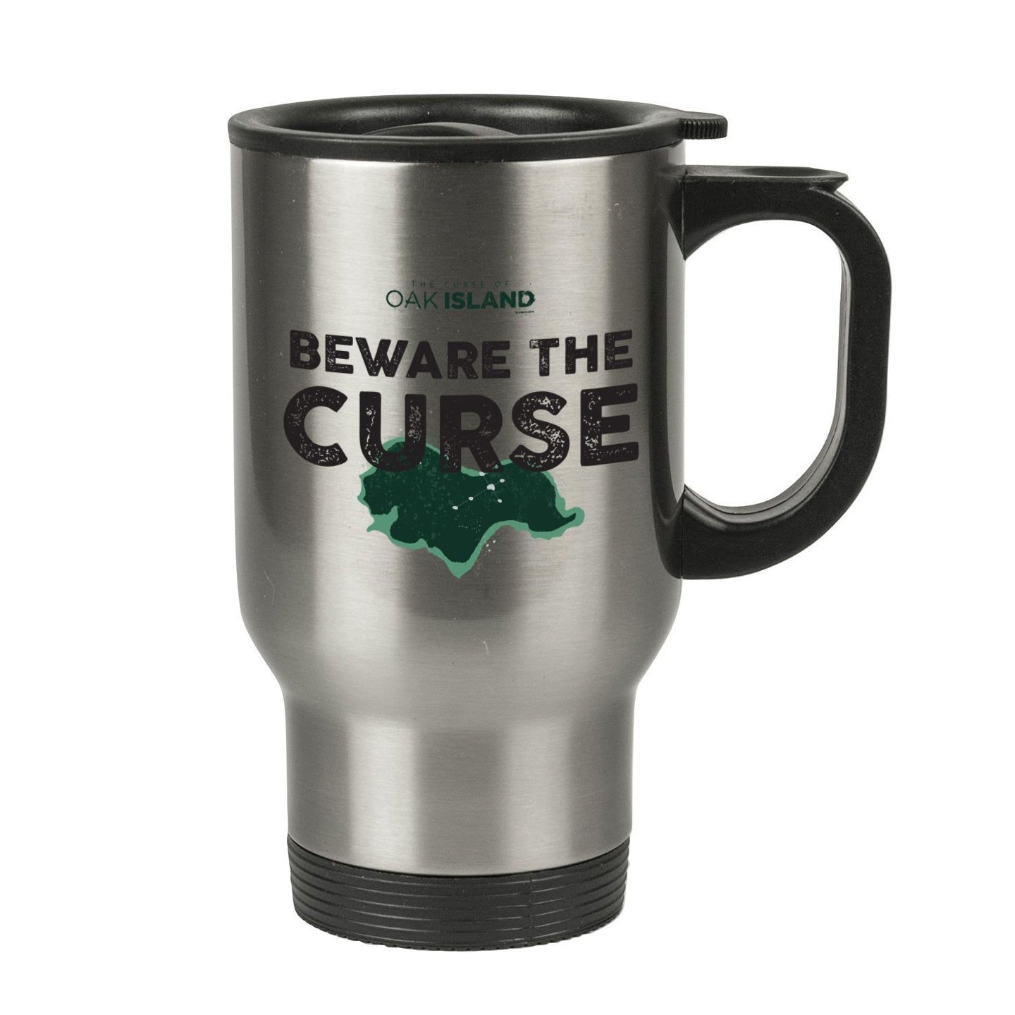 The Curse of Oak Island Beware the Curse Stainless Steel Travel Mug