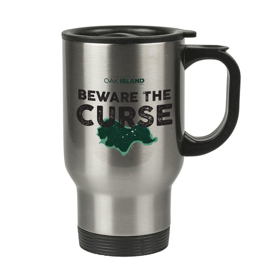 The Curse of Oak Island Beware the Curse Stainless Steel Travel Mug-0