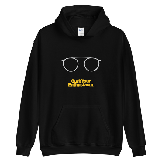 Curb Your Enthusiasm Glasses Fleece Hooded Sweatshirt-0