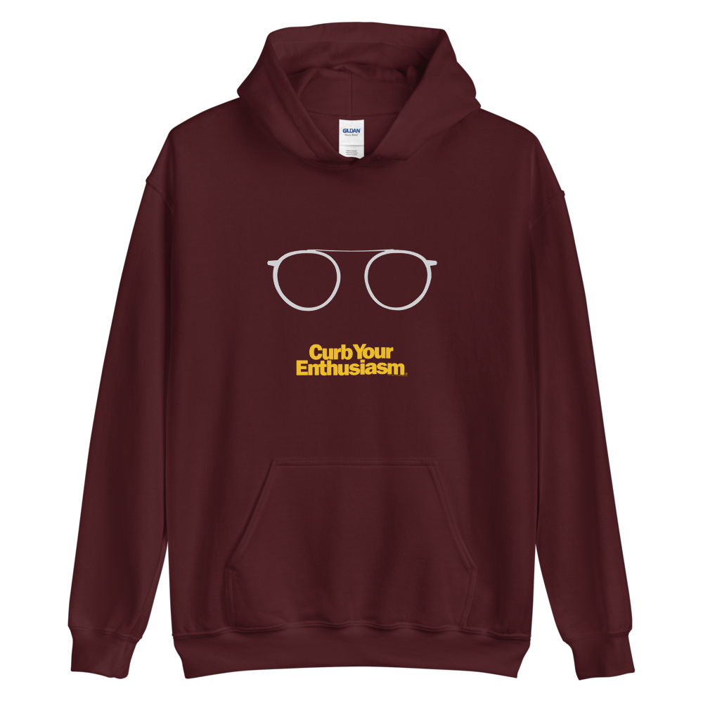 Curb Your Enthusiasm Glasses Fleece Hooded Sweatshirt