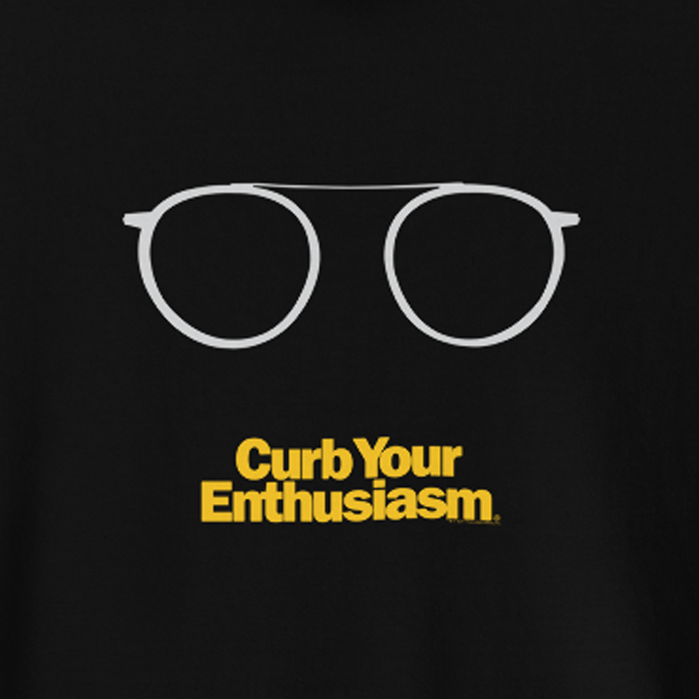 Curb Your Enthusiasm Glasses Fleece Hooded Sweatshirt