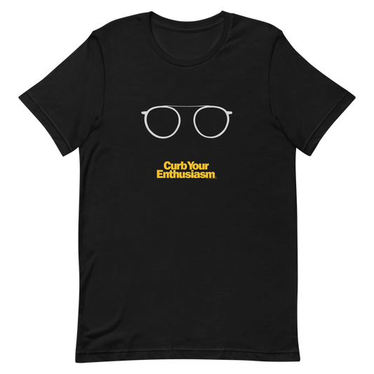 Curb Your Enthusiasm Glasses Adult Short Sleeve T-Shirt-0