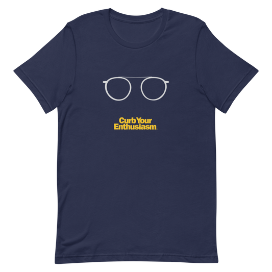 Curb Your Enthusiasm Glasses Adult Short Sleeve T-Shirt-2