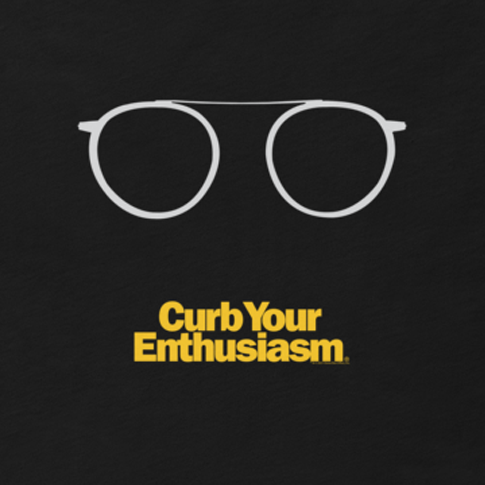 Curb Your Enthusiasm Glasses Adult Short Sleeve T-Shirt