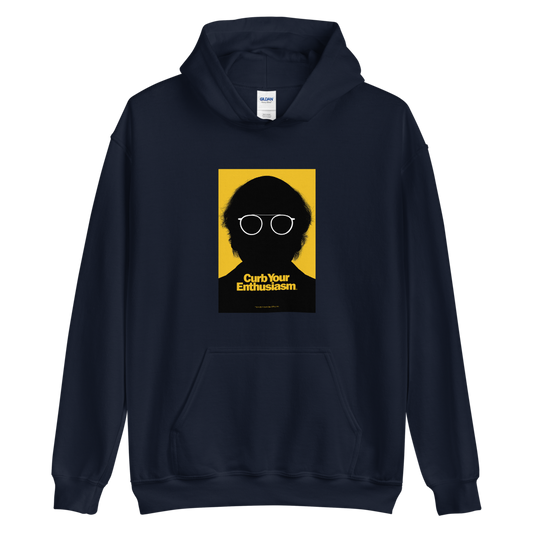 Curb Your Enthusiasm Larry's Silhouette Fleece Hooded Sweatshirt-3