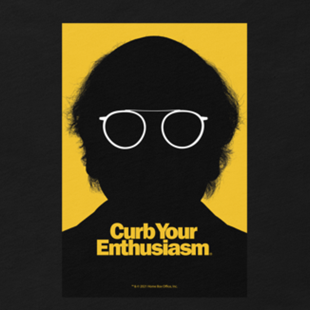 Curb Your Enthusiasm Larry's Silhouette Adult Short Sleeve T-Shirt