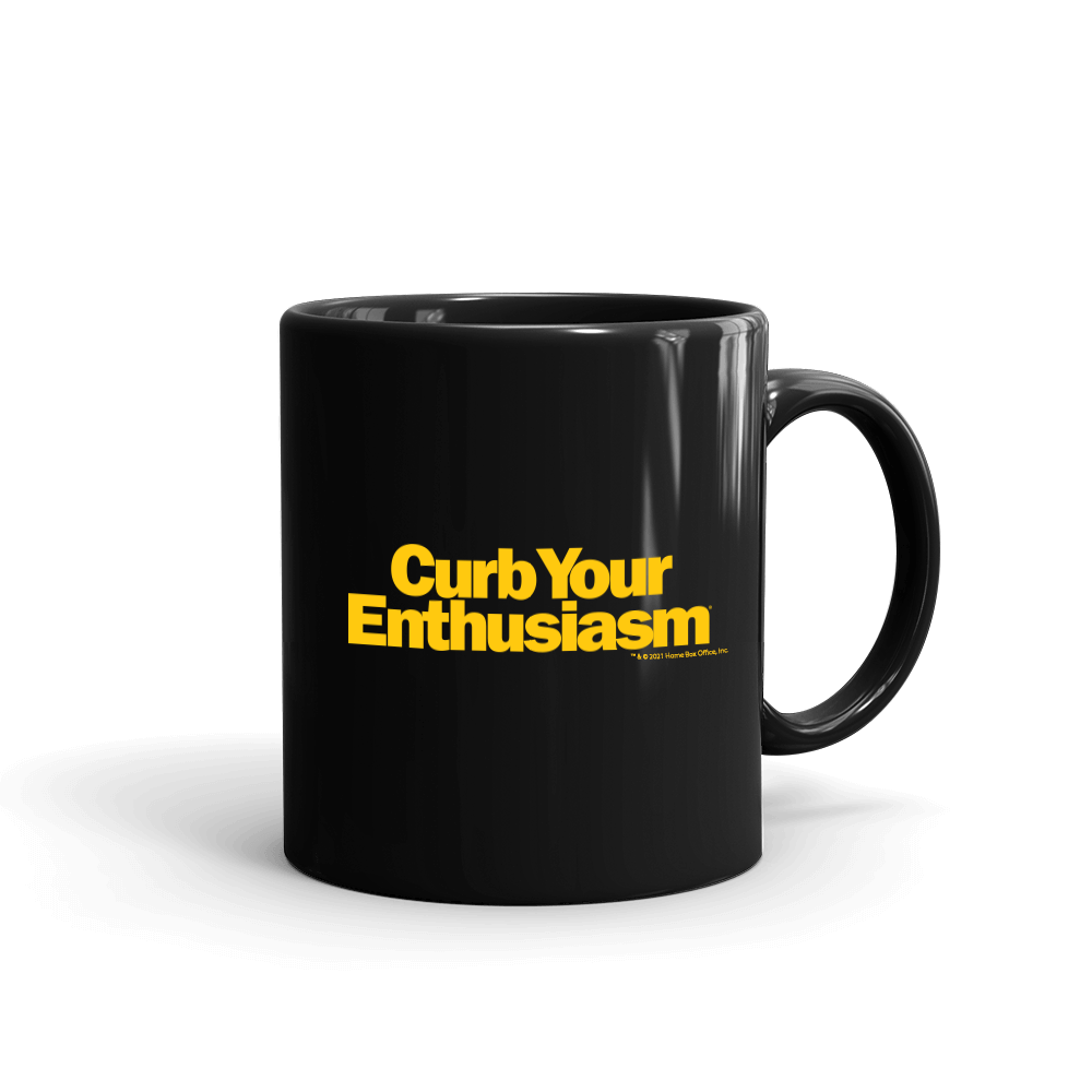 Curb Your Enthusiasm Larry's Silhouette Black Mug