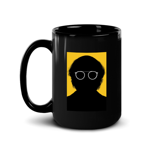 Curb Your Enthusiasm Larry's Silhouette Black Mug-3