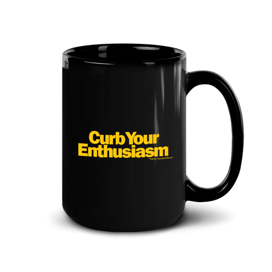 Curb Your Enthusiasm Larry's Silhouette Black Mug-4