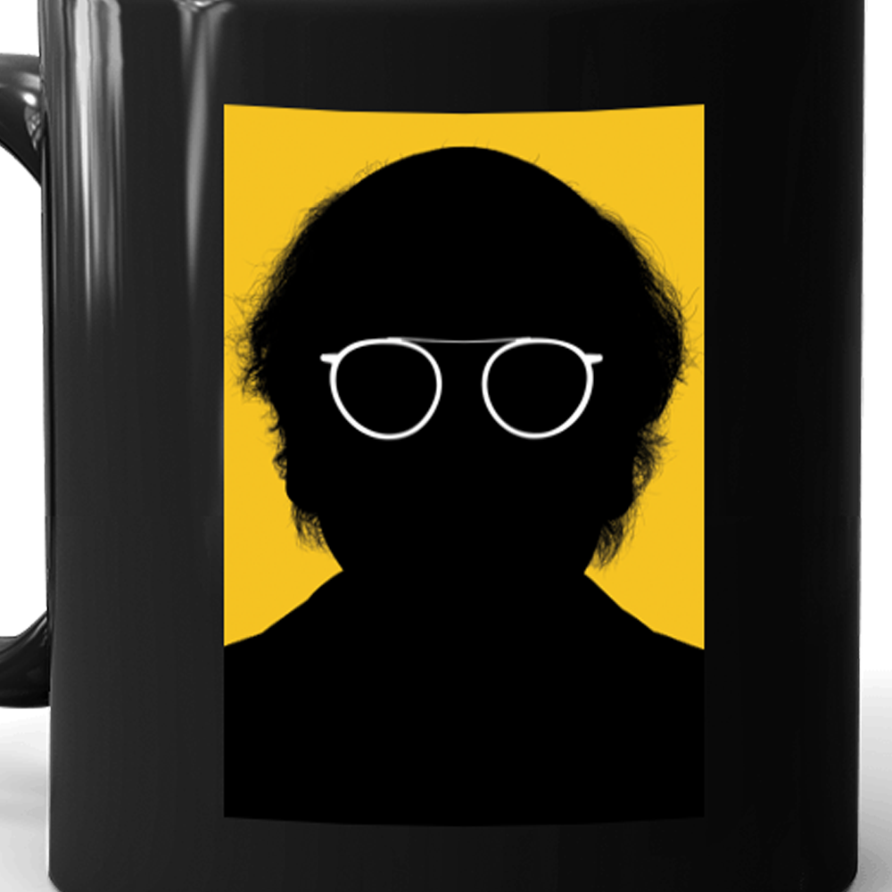 Curb Your Enthusiasm Larry's Silhouette Black Mug