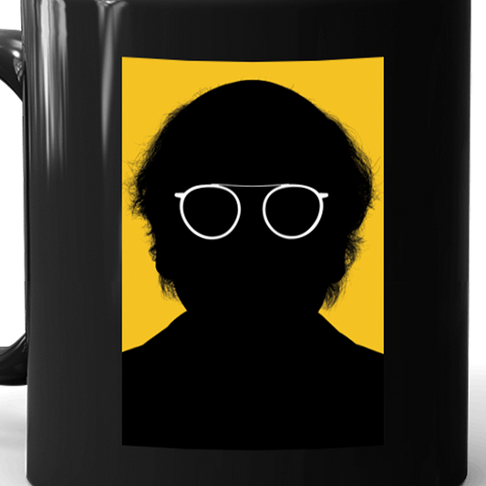 Curb Your Enthusiasm Larry's Silhouette Black Mug-1