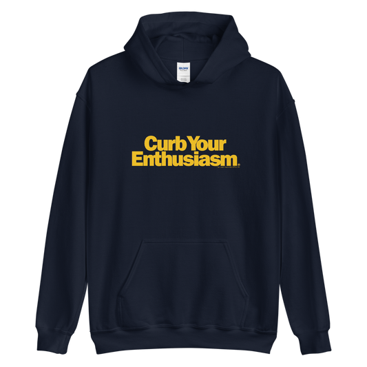 Curb Your Enthusiasm Logo Fleece Hooded Sweatshirt-3