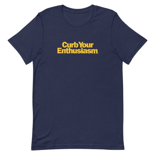 Curb Your Enthusiasm Logo Adult Short Sleeve T-Shirt-0