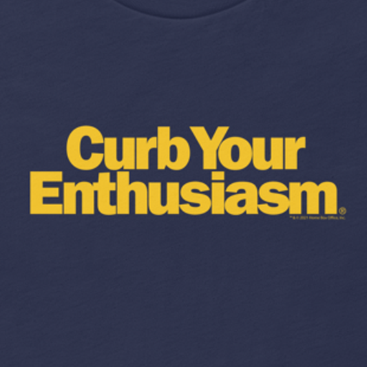 Curb Your Enthusiasm Logo Adult Short Sleeve T-Shirt-1