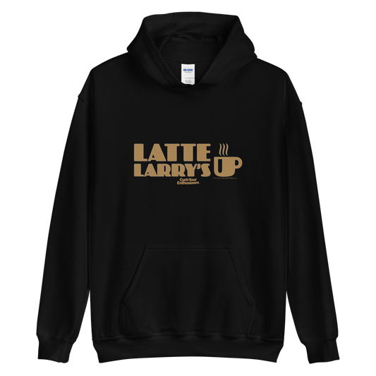 Curb Your Enthusiasm Latte Larry's Fleece Hooded Sweatshirt