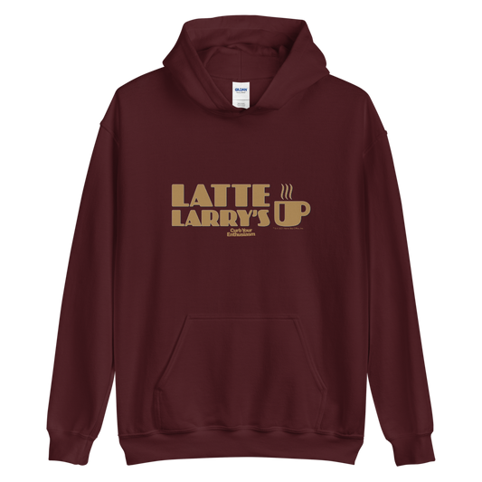 Curb Your Enthusiasm Latte Larry's Fleece Hooded Sweatshirt-2