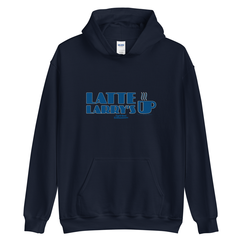 Curb Your Enthusiasm Latte Larry's Fleece Hooded Sweatshirt