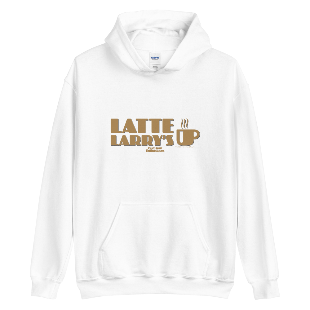 Curb Your Enthusiasm Latte Larry's Fleece Hooded Sweatshirt