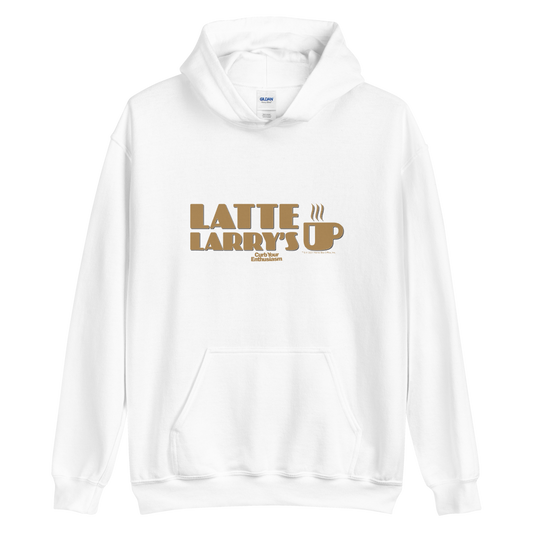 Curb Your Enthusiasm Latte Larry's Fleece Hooded Sweatshirt-4