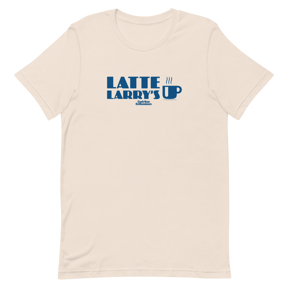 Curb Your Enthusiasm Latte Larry's Adult Short Sleeve T-Shirt