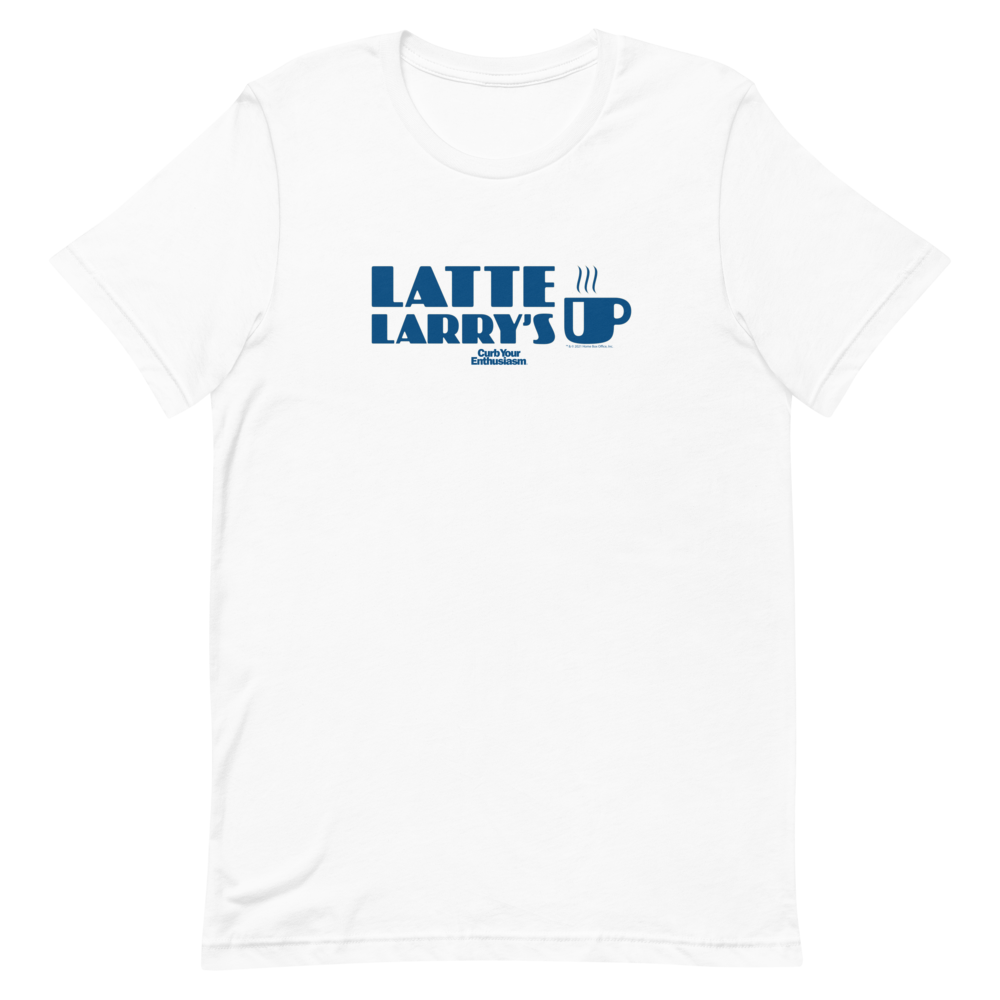 Curb Your Enthusiasm Latte Larry's Adult Short Sleeve T-Shirt